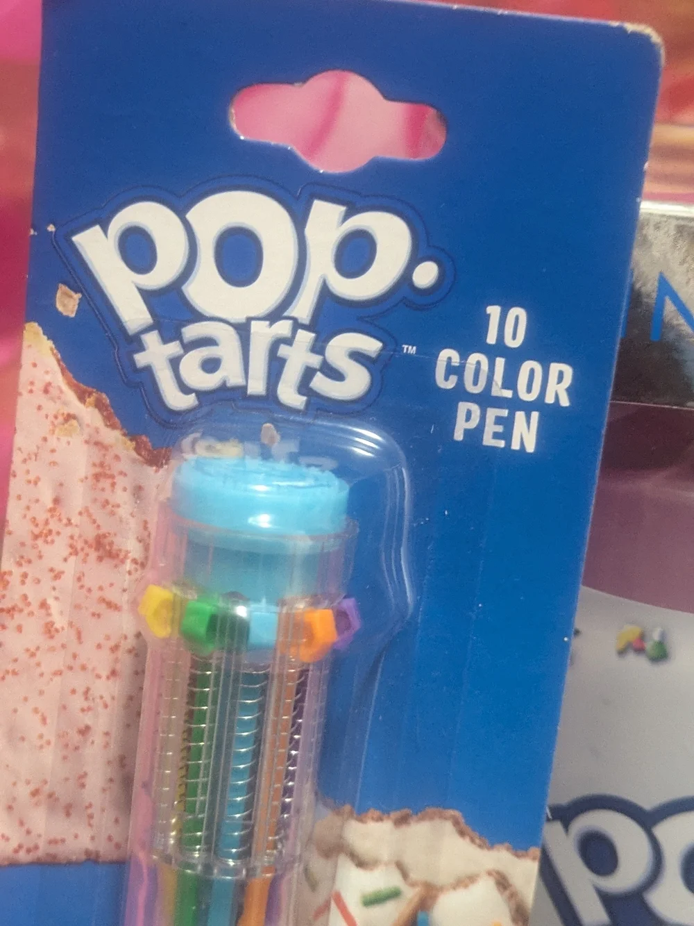 Pop-Tarts Frosted Strawberry Body Wash & Bath Bomb Set with Blue Crew Socks Teen